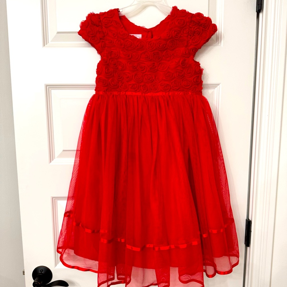 Beautiful red dress for girls size 8